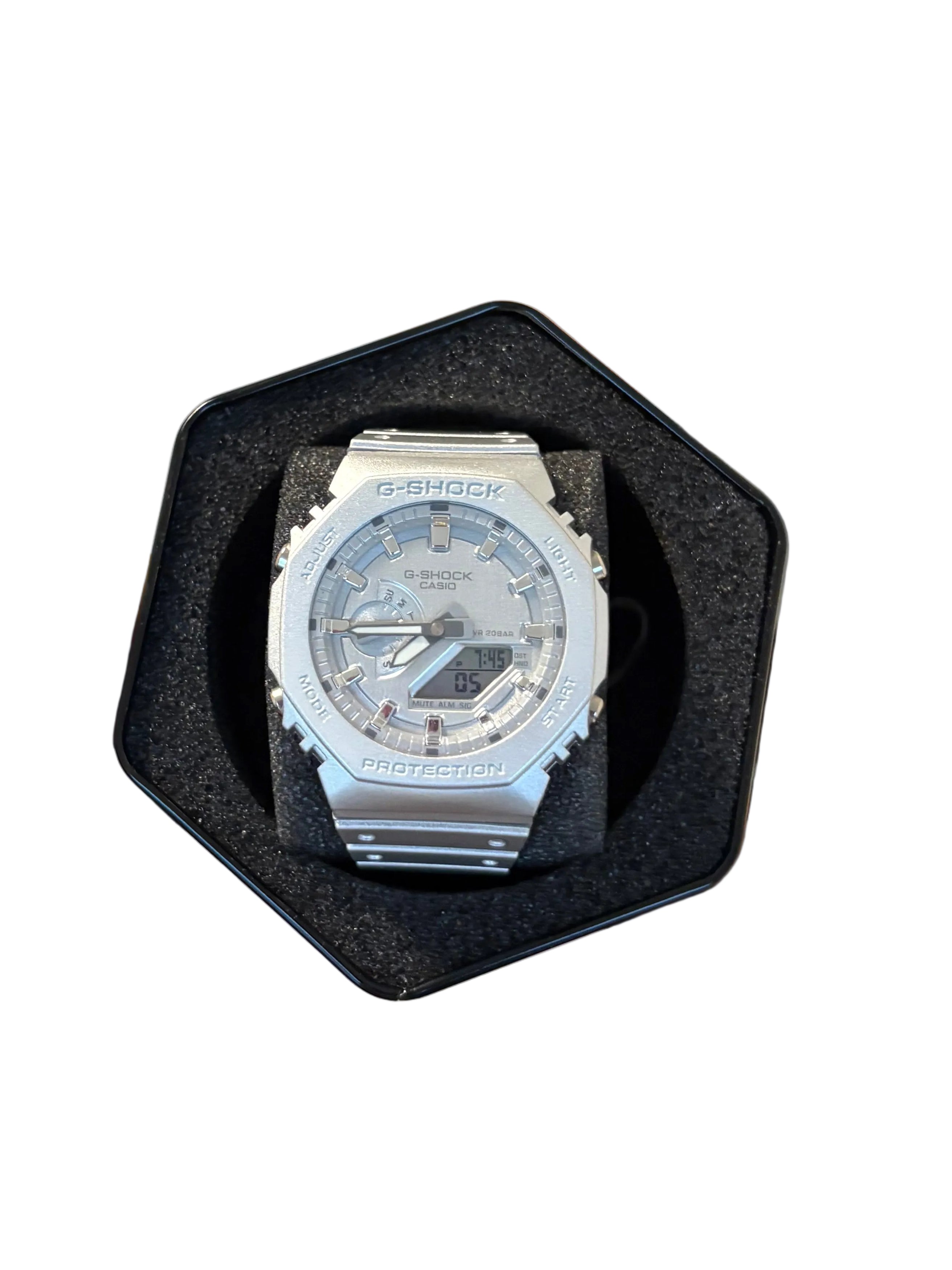 Silver gshock