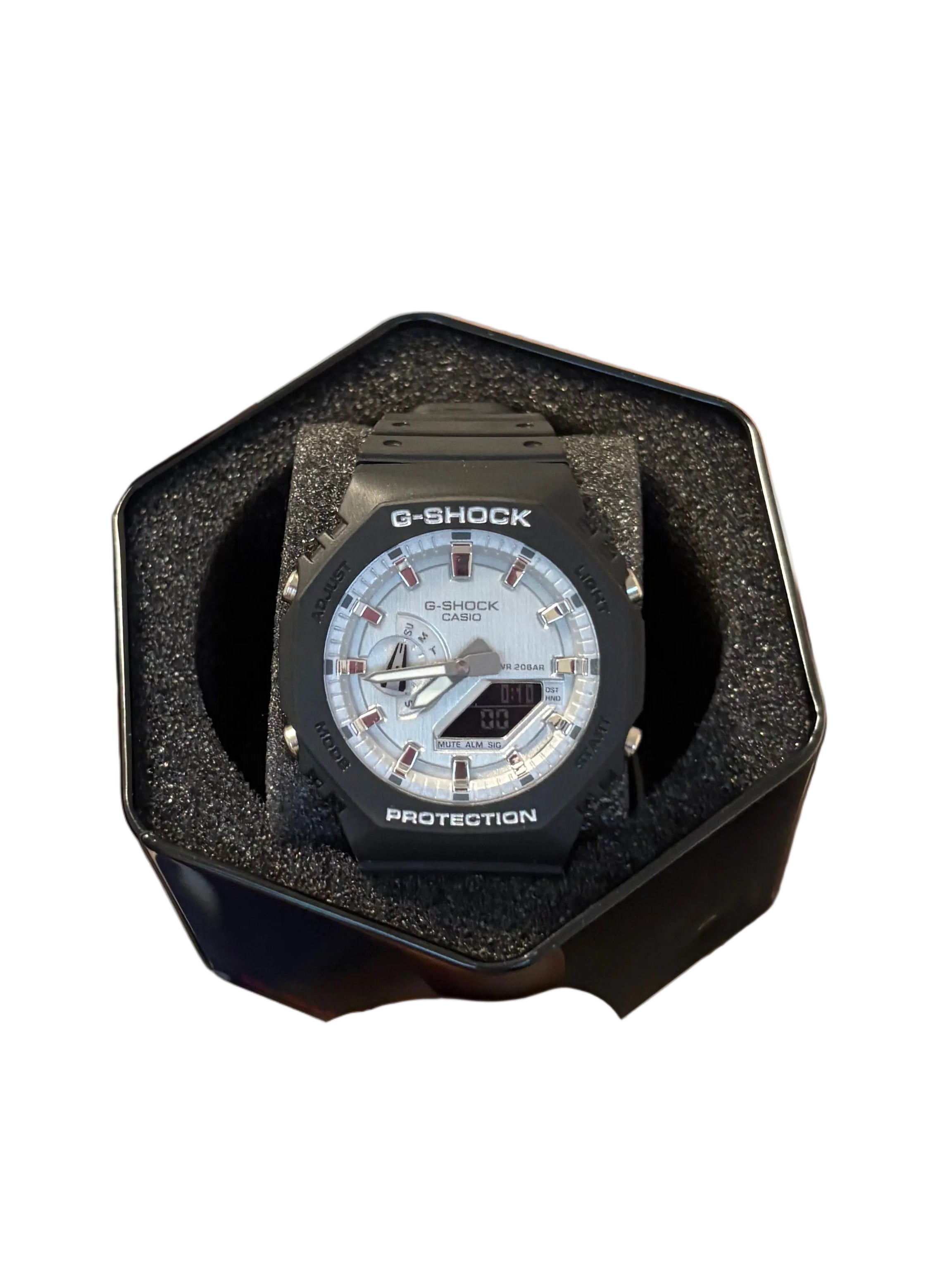 Black & silver gshock