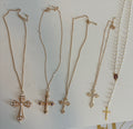 Gold cross chains