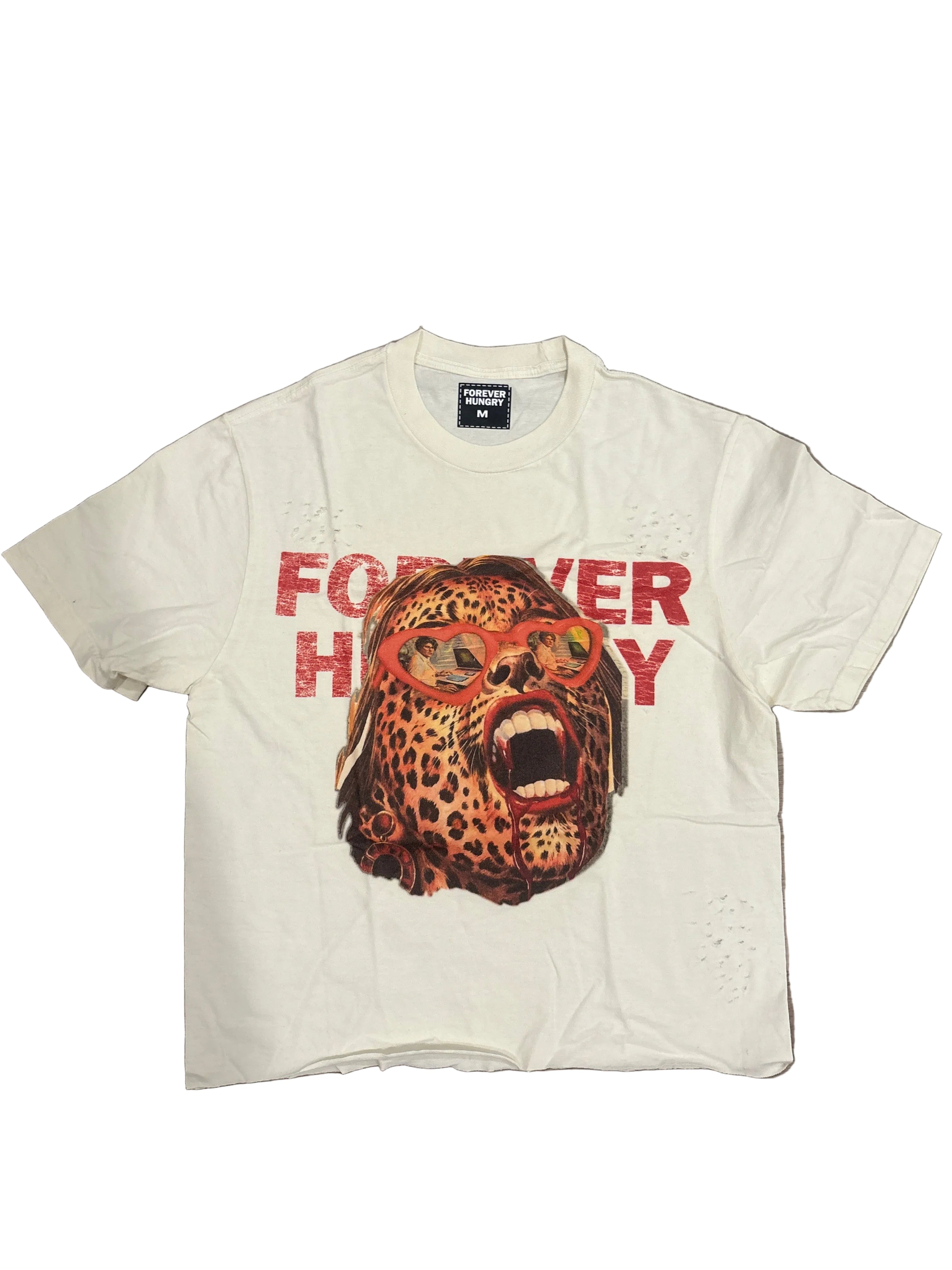 Forever hungry cheetah tee
