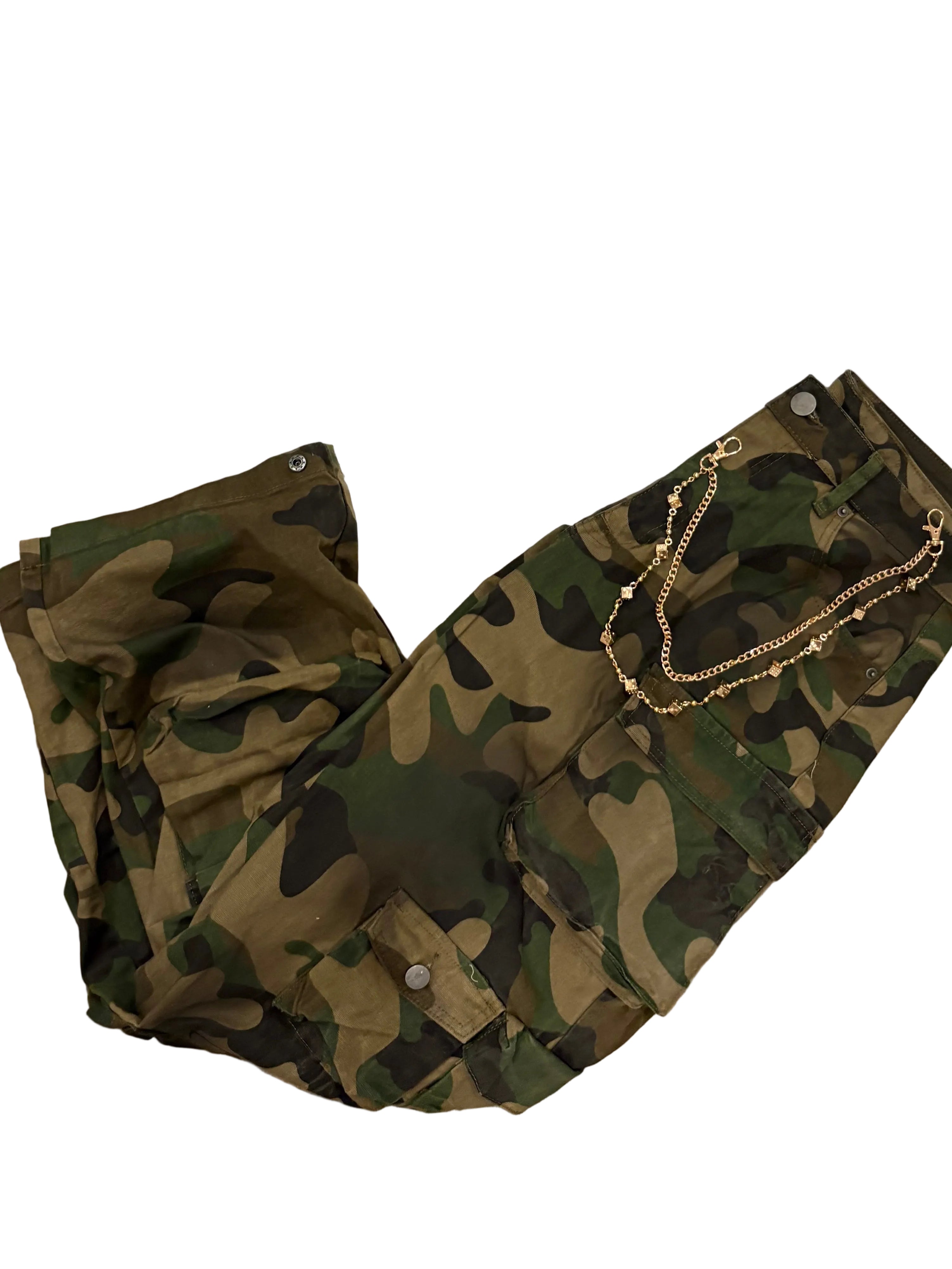 Camo cargos