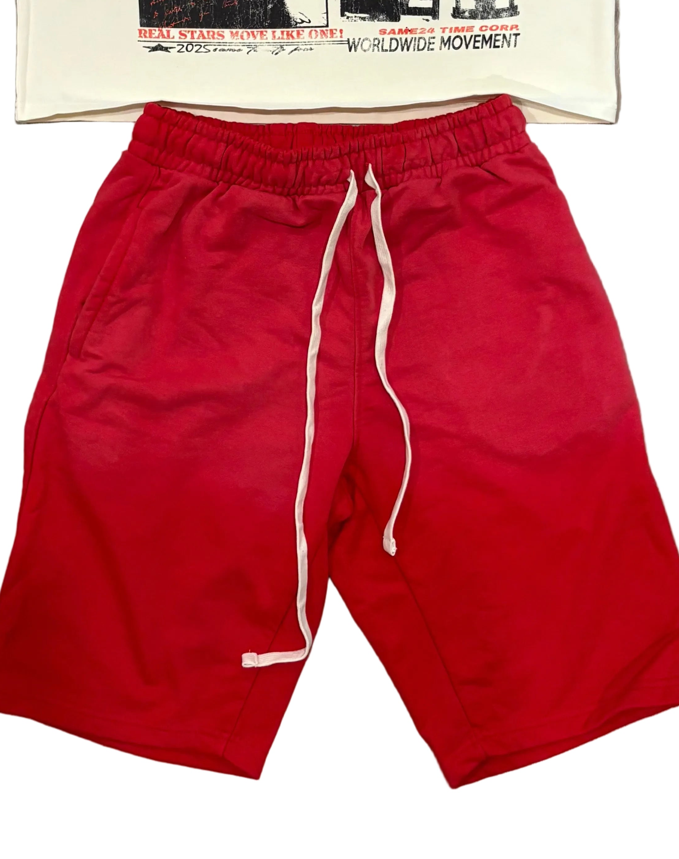 Red shorts